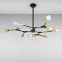 Изображение Люстра подвесная Light House LS-16265-9 BK черная ИМ Light-Deco 