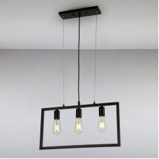 Люстра підвісна Лофт Light House LS-14648-3 BK чорний