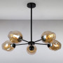 Зображення Люстра подвесная молекула Light House LS-15179-5 BK+BR черная ИМ Light-Deco 