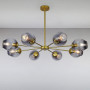 Зображення Люстра підвісна молекула Light House LS-15179-8 GD+BK золотоИМ Light-Deco