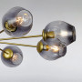 Зображення Люстра підвісна молекула Light House LS-15179-8 GD+BK золотоИМ Light-Deco1