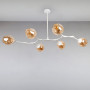 Изображение Люстра подвесная молекула Light House LS-15226-6 WH+BR белая ИМ Light-Deco 