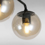 Зображення Люстра підвісна молекула Light House LS-16092/6 BK+BR чорна ИМ Light-Deco 1 
