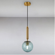 Люстра підвісна куля Light House  LS-14838-1 BL голуба