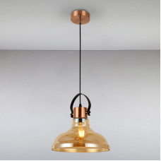 Люстра підвісна лофт Light House LS-14861-1 BR коричнева