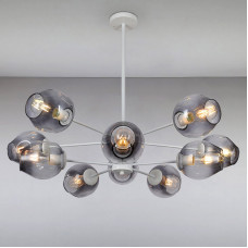 Люстра підвісна молекула Light House LS-15178-10 WH+BK білий