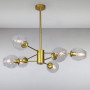 Изображение Люстра подвесная молекула Light House LS-15178-6 GD+CL золотоИМ Light-Deco