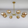 Зображення Люстра підвісна молекула Light House LS-15179-8 GD+BR золотоИМ Light-Deco