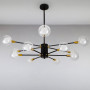Зображення Люстра подвесная молекула Light House LS-15382-12 BK черная ИМ Light-Deco 