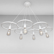 Люстра підвісна Light House LS-14602-6 WH біла