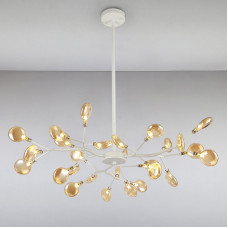 Люстра підвісна молекула Light House LS-14663-27 WH+BR білий