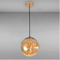 Люстра підвісна LED Light House LS-15177-LED AMBER бурштин