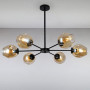 Зображення Люстра підвісна молекула Light House LS-15179-6 BK+BR чорнийИМ Light-Deco