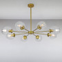 Зображення Люстра підвісна молекула Light House LS-15179-8 GD+CL золотоИМ Light-Deco
