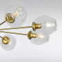 Зображення Люстра підвісна молекула Light House LS-15179-8 GD+CL золотоИМ Light-Deco1