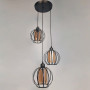 Зображення Люстра підвісна Light House NM-16461/3 BK чорнийИМ Light-Deco