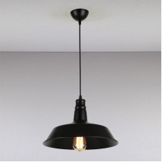Світильник підвісний в стилі лофт Light House LS-13241-1 BK BK 360 чорний