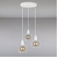 Люстра подвесная лофт Light House LS-14024-3 WH(300) белая
