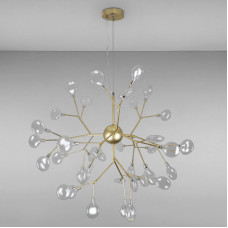 Люстра подвесная молекула Light House LS-14664-36 GD+CL золото