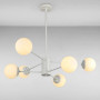 Зображення Люстра молекула підвісна Light House LS-14858-6 WH+WH біла ИМ Light-Deco 