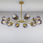 Зображення Люстра підвісна молекула Light House LS-15179-10 GD+BK золотоИМ Light-Deco