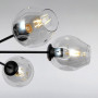 Зображення Люстра підвісна молекула Light House LS-15179-6 BK+CL чорнийИМ Light-Deco1