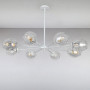 Зображення Люстра підвісна молекула Light House LS-15179-8 WH+CL білийИМ Light-Deco