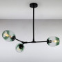 Зображення Люстра підвісна молекула Light House LS-15226-3 BK+GR чорна ИМ Light-Deco 