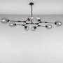 Зображення Люстра підвісна молекула Light House LS-15226-8 BK+CL чорнийИМ Light-Deco