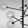 Зображення Люстра підвісна молекула Light House LS-16095/8 BK+CL чорнийИМ Light-Deco1