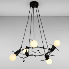 Люстра підвісна Light House LS-16310-5S BK чорний