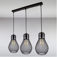 Люстра лофт Light House LS-13461-3 BK 500 чорна