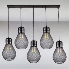 Люстра лофт Light House LS-13461-5 BK 700 чорна