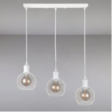 Люстра підвісна лофт Light House LS-14024-3 WH(500) біла