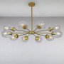 Зображення Люстра підвісна молекула Light House LS-15179-10 GD+CL золотоИМ Light-Deco