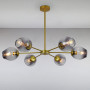 Зображення Люстра підвісна молекула Light House LS-15179-6 GD+BK золотоИМ Light-Deco
