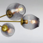 Зображення Люстра підвісна молекула Light House LS-15179-6 GD+BK золотоИМ Light-Deco1