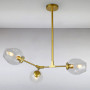 Изображение Люстра подвесная молекула Light House LS-15226-3 GD+CL золото ИМ Light-Deco 