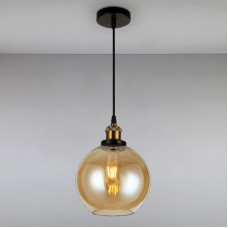 Люстра підвісна Light House LS-17873-1 TEA(250) коричнева