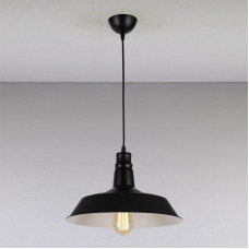 Світильник підвісний в стилі лофт Light House LS-13241-1 BK WH 360 чорний