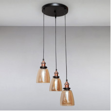Люстра підвісна Light House LS-15169-3 BROWN (300) коричневий
