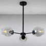 Зображення Люстра подвесная молекула Light House LS-15179-3 BK+CL черная ИМ Light-Deco 