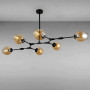 Изображение Люстра подвесная молекула Light House LS-15181-6 BK+BR черныйИМ Light-Deco