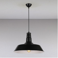 Світильник підвісний в стилі лофт Light House LS-13241-1 BK WH 460 чорний