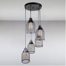 Люстра лофт Light House LS-13462-5 BK 300 чорна