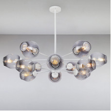 Люстра подвесная молекула Light House LS-15178-12 WH+BK белый