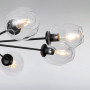 Зображення Люстра підвісна молекула Light House LS-15179-8 BK+CL чорна ИМ Light-Deco 1 