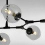 Изображение Люстра подвесная молекула Light House LS-15181-6 BK+CL черныйИМ Light-Deco1