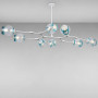 Зображення Люстра подвесная молекула Light House LS-15226-8 WH+BL біла ИМ Light-Deco 