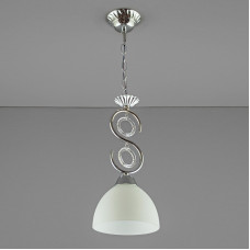 Люстра підвісна Light House SH-14964/1 CR+WT 150*150*320 E27 хром